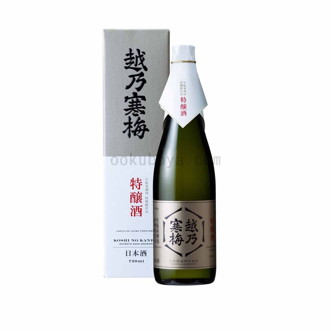 越乃寒梅 生ﾓﾄ系酒母柱焼酎仕込 特醸酒720ml