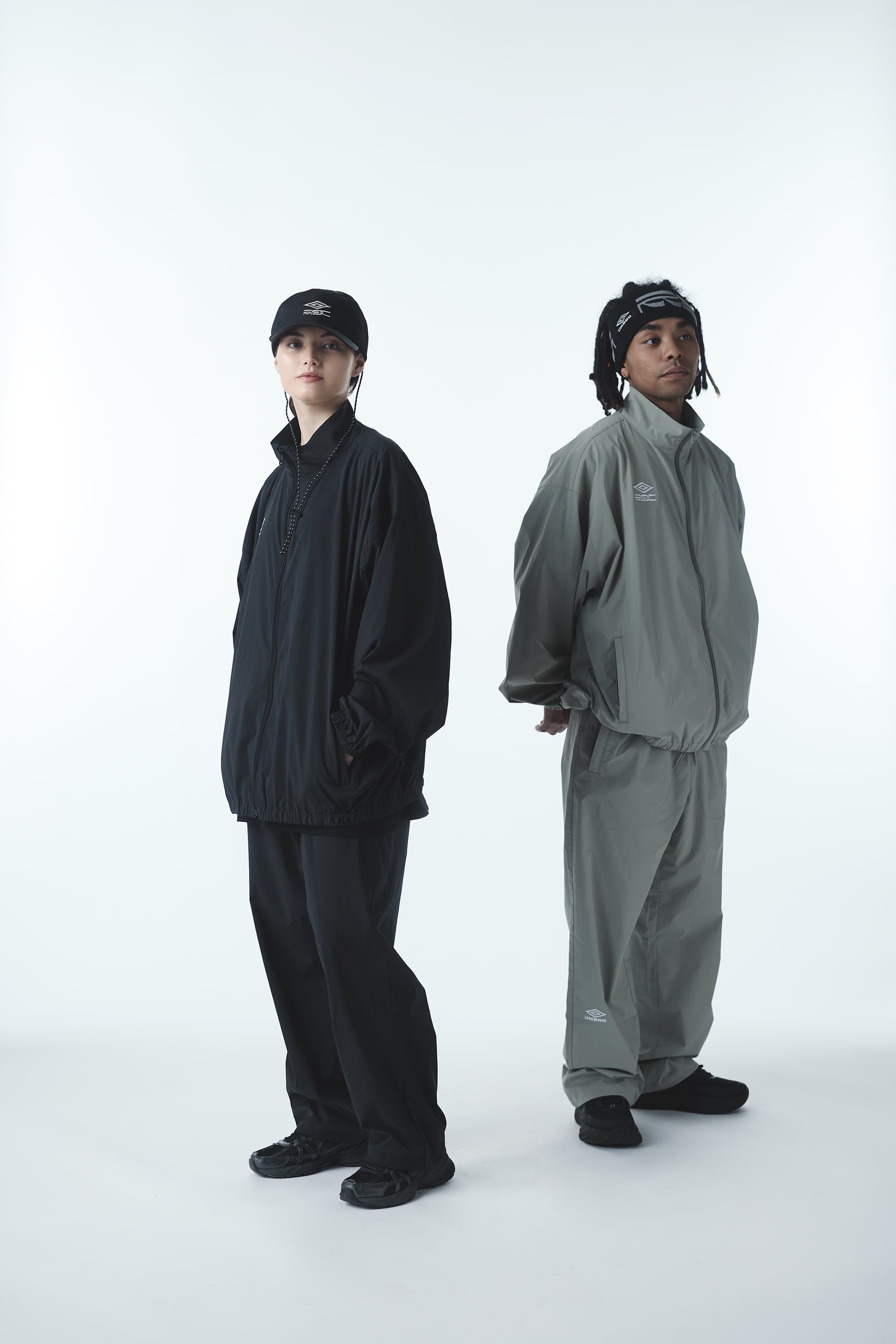 【だんご】RDC×UMBRO●ジャケット●トラックパンツ上下セット RDC × UMBRO Track Pants | BLACK | Rainbow Disco Club