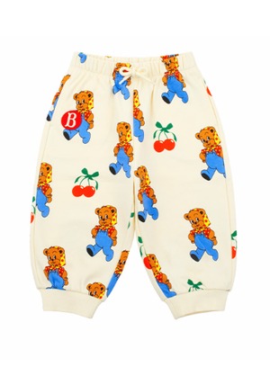 [BEBE DE PINO] All over cherry bear baby sweatpants 正規品 韓国ブランド 韓国ファッション 韓国代行 韓国通販 ベベドピノ bebedepino 日本 店舗 韓国 子供服