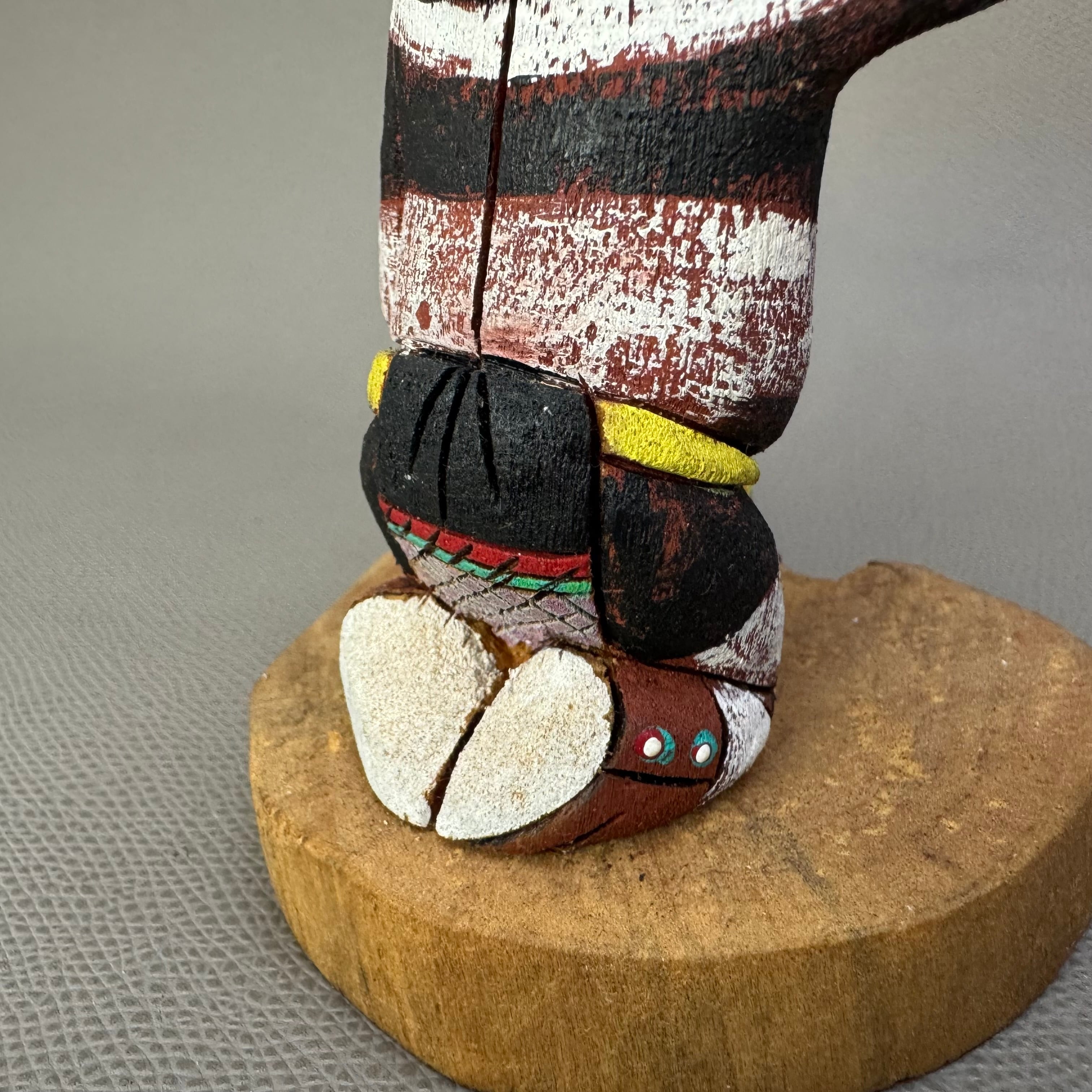 HOPI(ホピ)族 アーティスト作 カチーナドール クラウン INDIAN