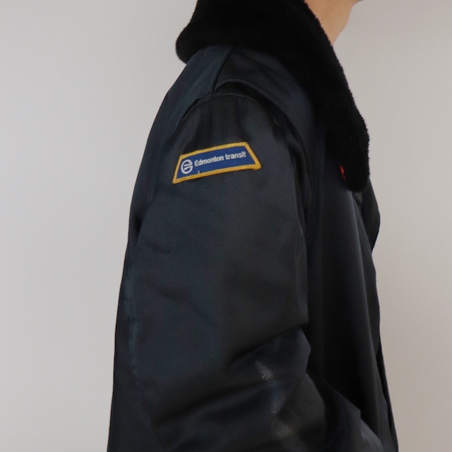 【USED】Edmonton Transit Service Work Coat / Black