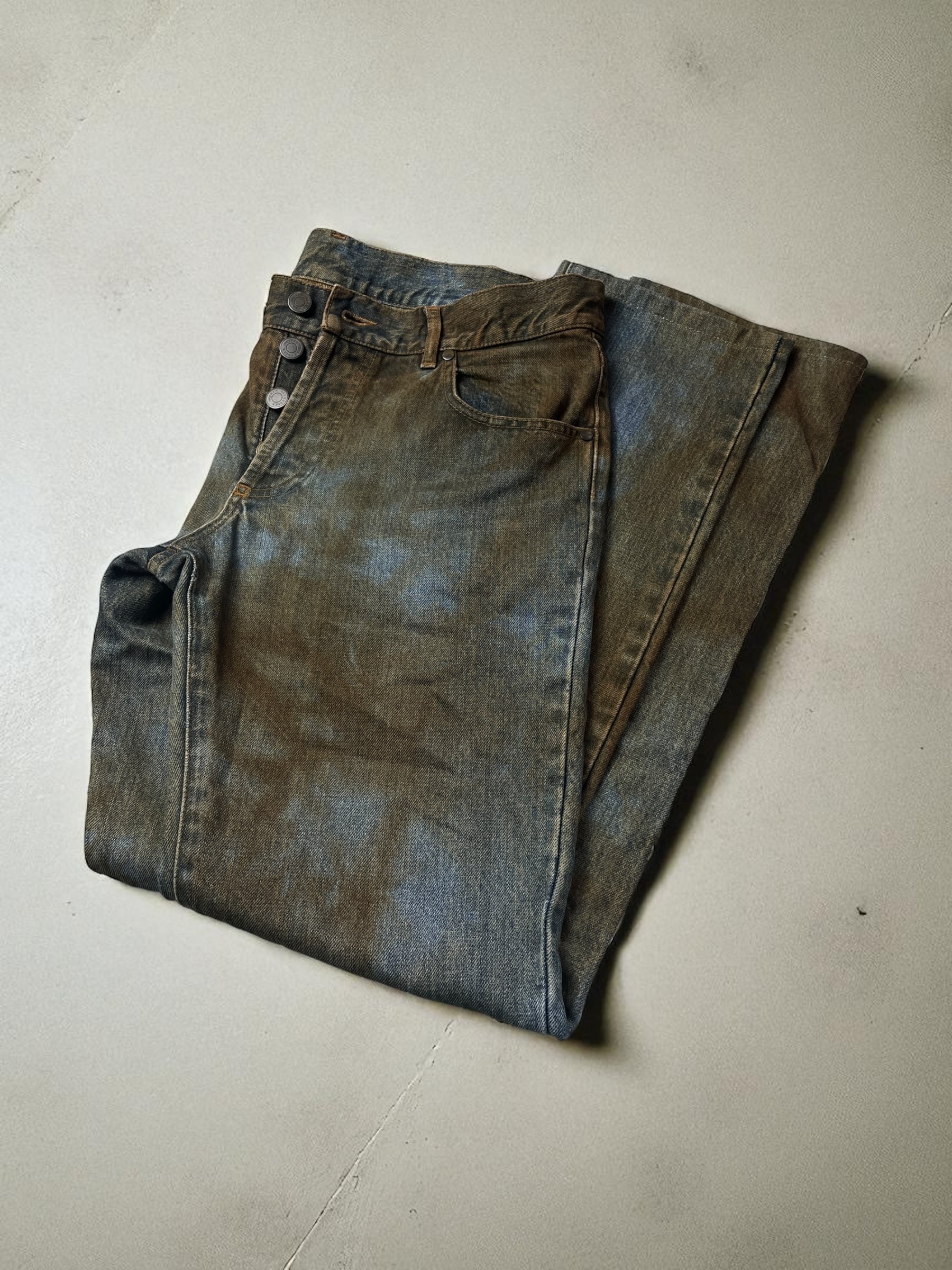 Alexander McQUEEN - 2005 Rust-Dyed Straight Denim