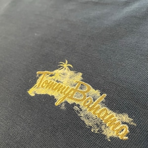 【TOMMYBAHAMA】バックプリント Tシャツ 釣り クルーザー カジキマグロ バックプリント ワンポイン XL ビッグサイズ トミーバハマ US古着 アメリカ古着