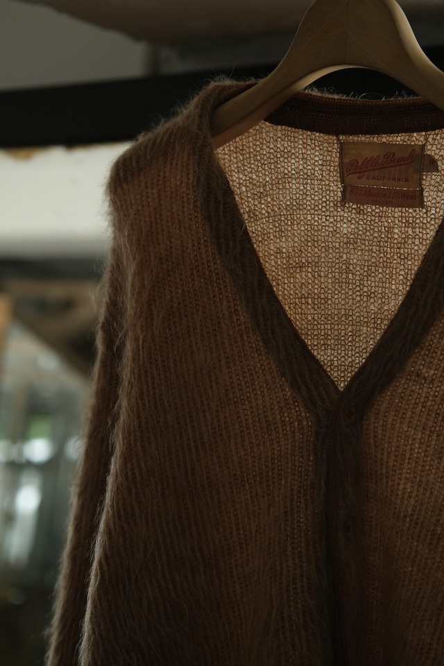 Utah/50's-60's Mohair65% Wool35% cardigan