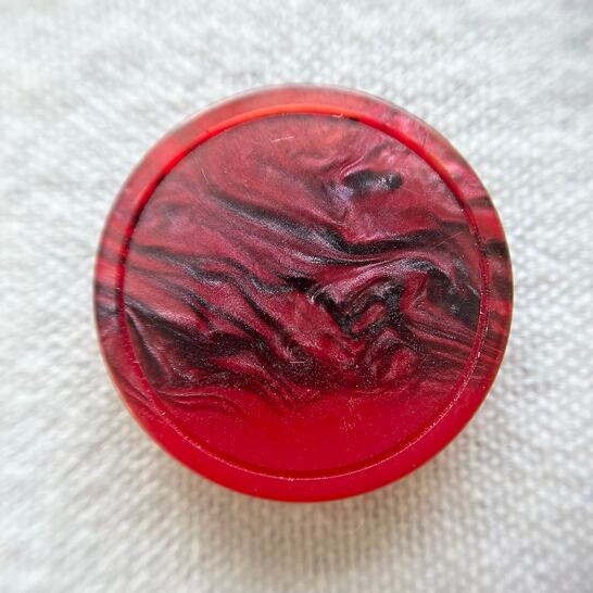 ハーフマーブル×レッド 28㎜