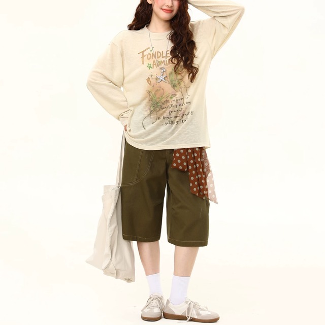 butterfly sheer long tee　バタフライシアーロングティー　J2154