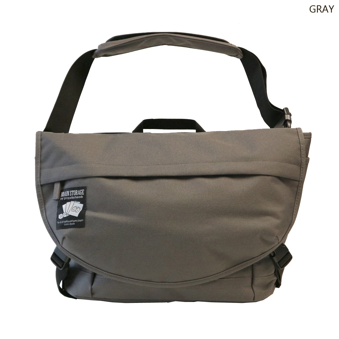 BRAIN STORAGE】リサイクルポリエステルメッセンジャーバッグ | BRAIN