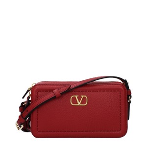 VALENTINO GARAVANI ヴァレンティノガラヴァーニ レディース クロスボディバッグ レザー レッド