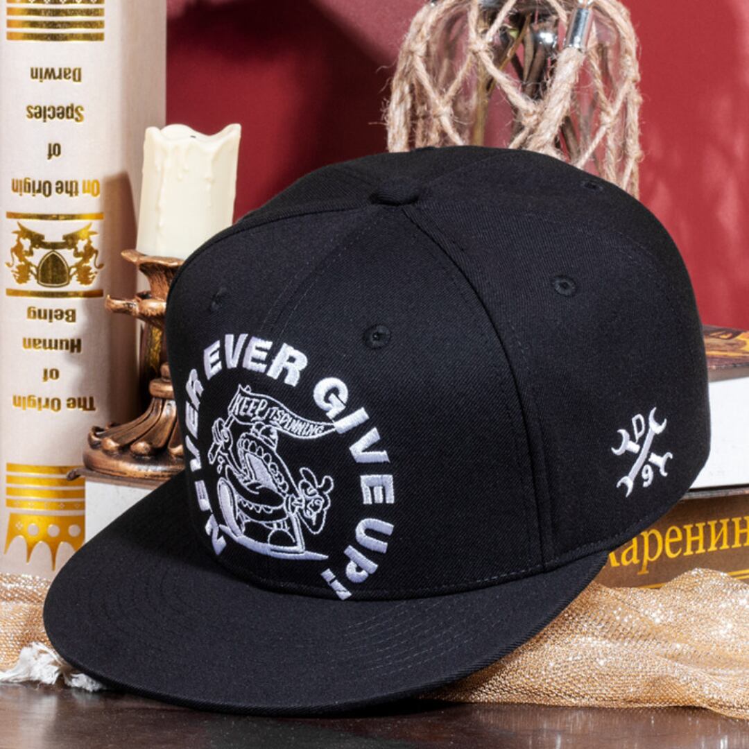 Korean-Style Flat-Brim Sports Cap(GV487)