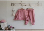韓国子供服 / 26winter / puella FLO / オリーブパンツ / キッズ / 冬服 *90~140*