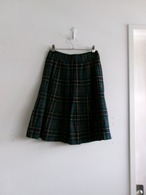 60-70’s Checked pattern pleated skirt Made in U.S.A