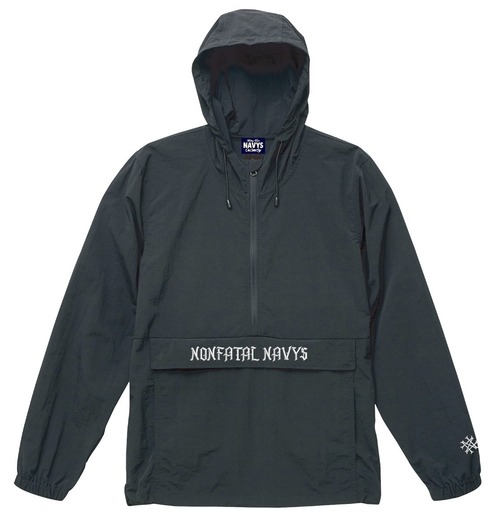 NONFATAL NAVYS  ANORAK NAYLON JACKET(SET UP)