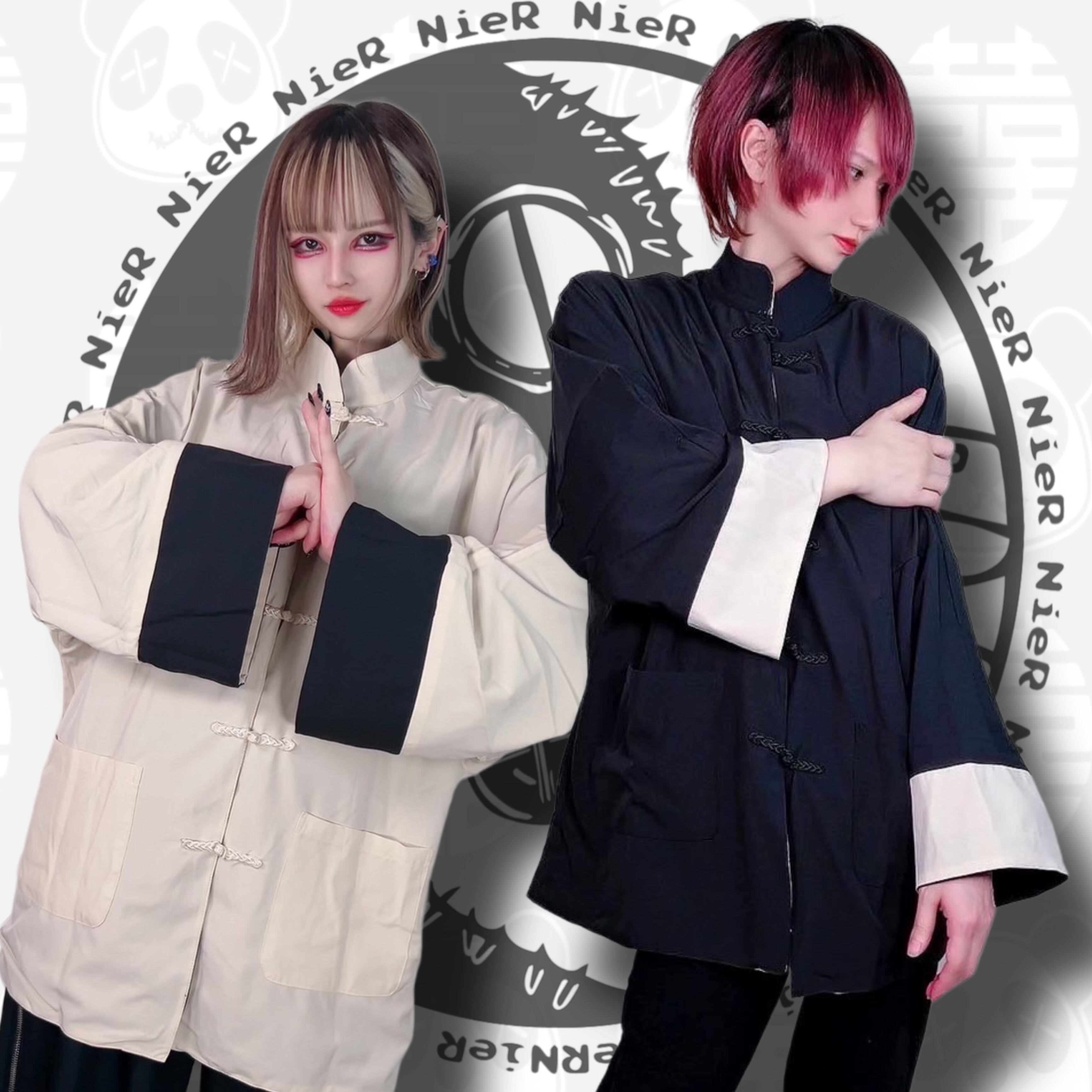 NieR OVERSIZE REVERSIBLE CHINA JACKET