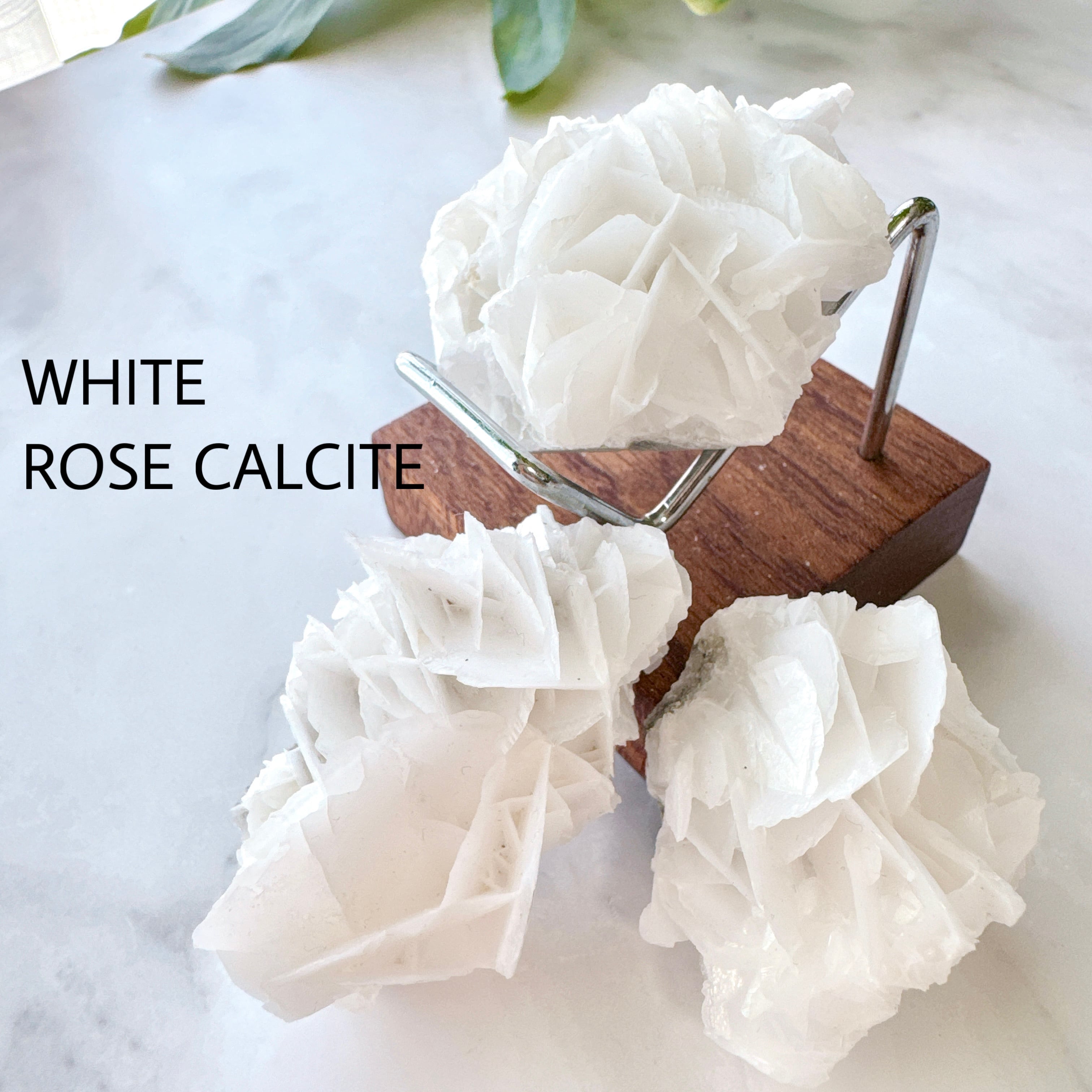 Special Item】ホワイトローズカルサイト クラスター 原石 天然石