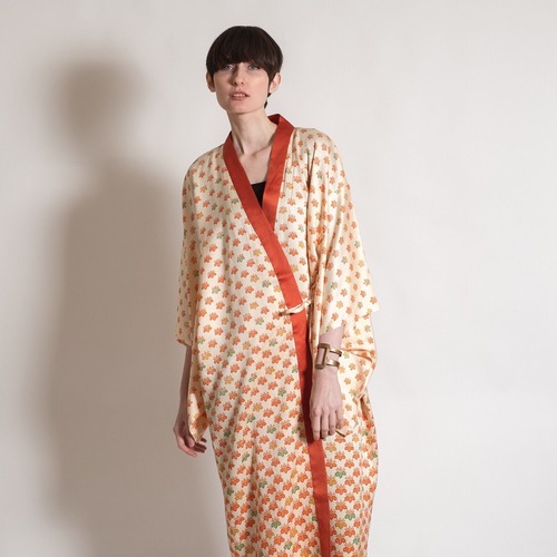 #38 Kimono jacket made from japanese silk kimono