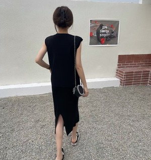 フレンチスリーブ・スカートセットアップ　AJ1050-2211