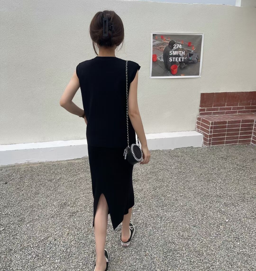 フレンチスリーブ・スカートセットアップ　AJ1050-2211