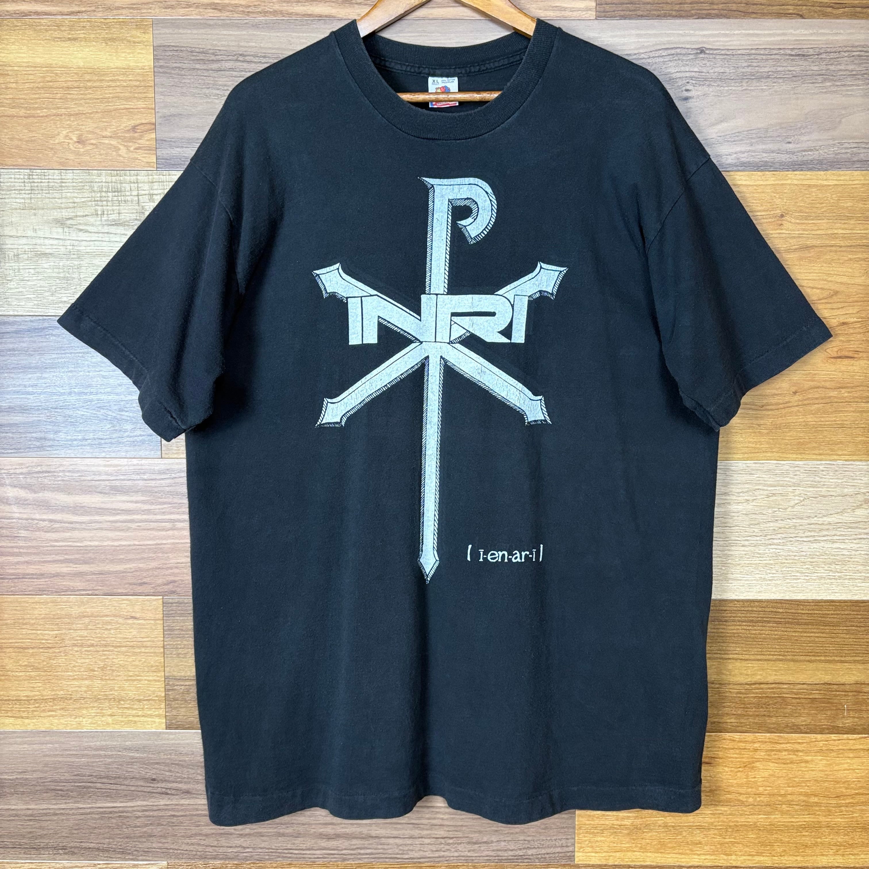 USA製 90s INRI ユダヤ人の王 ナザレのイエス キリスト 宗教 T-sh T