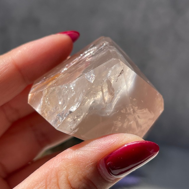 ブラジル・バイーア州産【ゴールデンヒーラー＆ローズクォーツ】フリーフォーム ⑩ 鉱物 天然石 パワーストーン