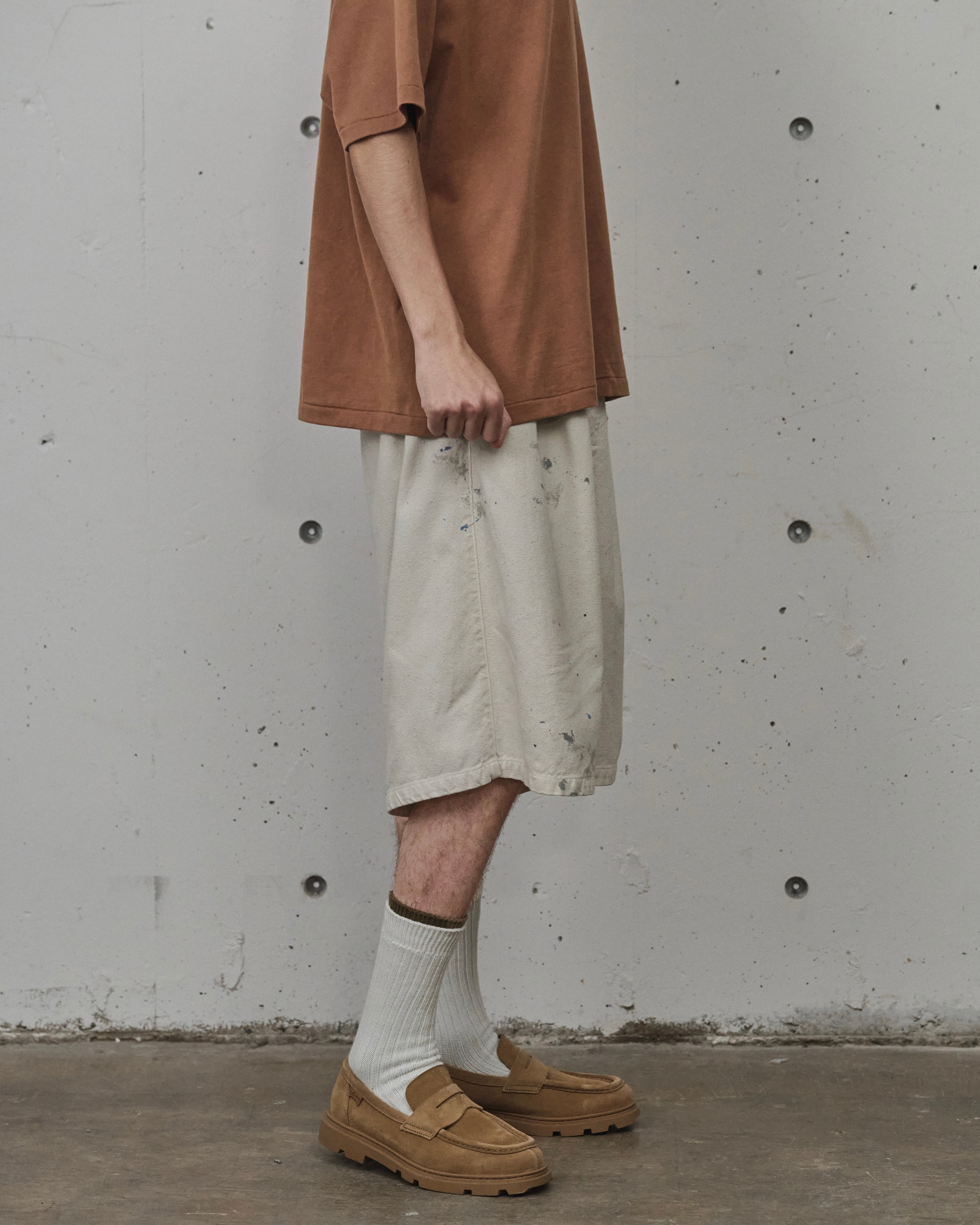 ANCELLM / C/R DUCK SHORT PANTS (WHITE) | THE MODERN AGE