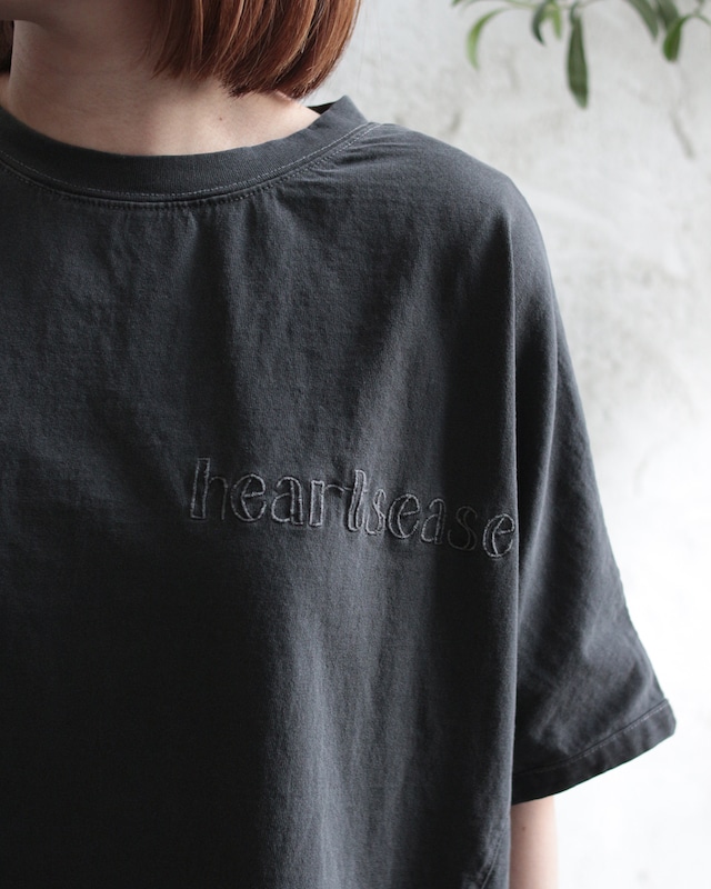 【LUPILIEN】OE天竺編み ピグメント ワイド Tシャツ　(12469)