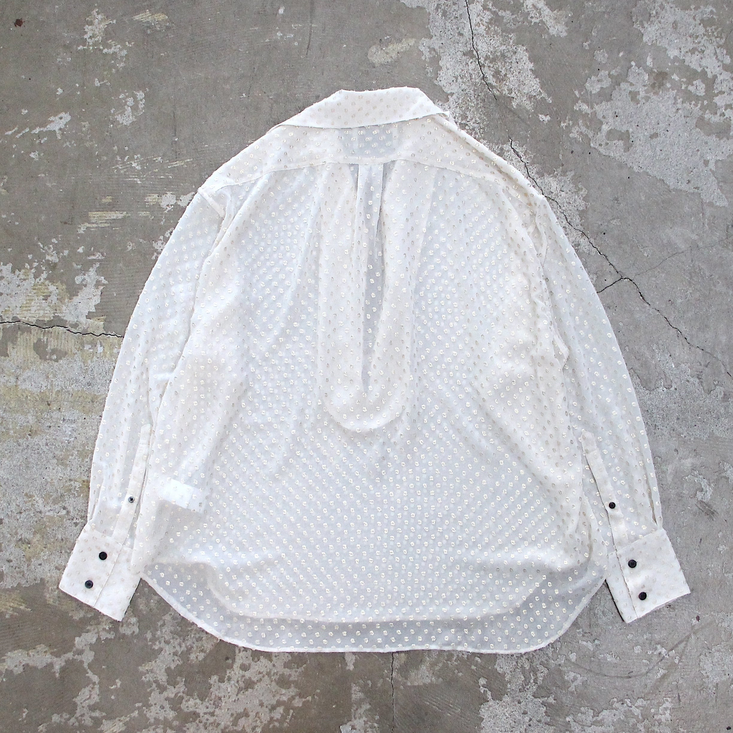 SUGARHILL / TWINKLE SHEER SKIPPER SHIRT (ECRU) | orio online store
