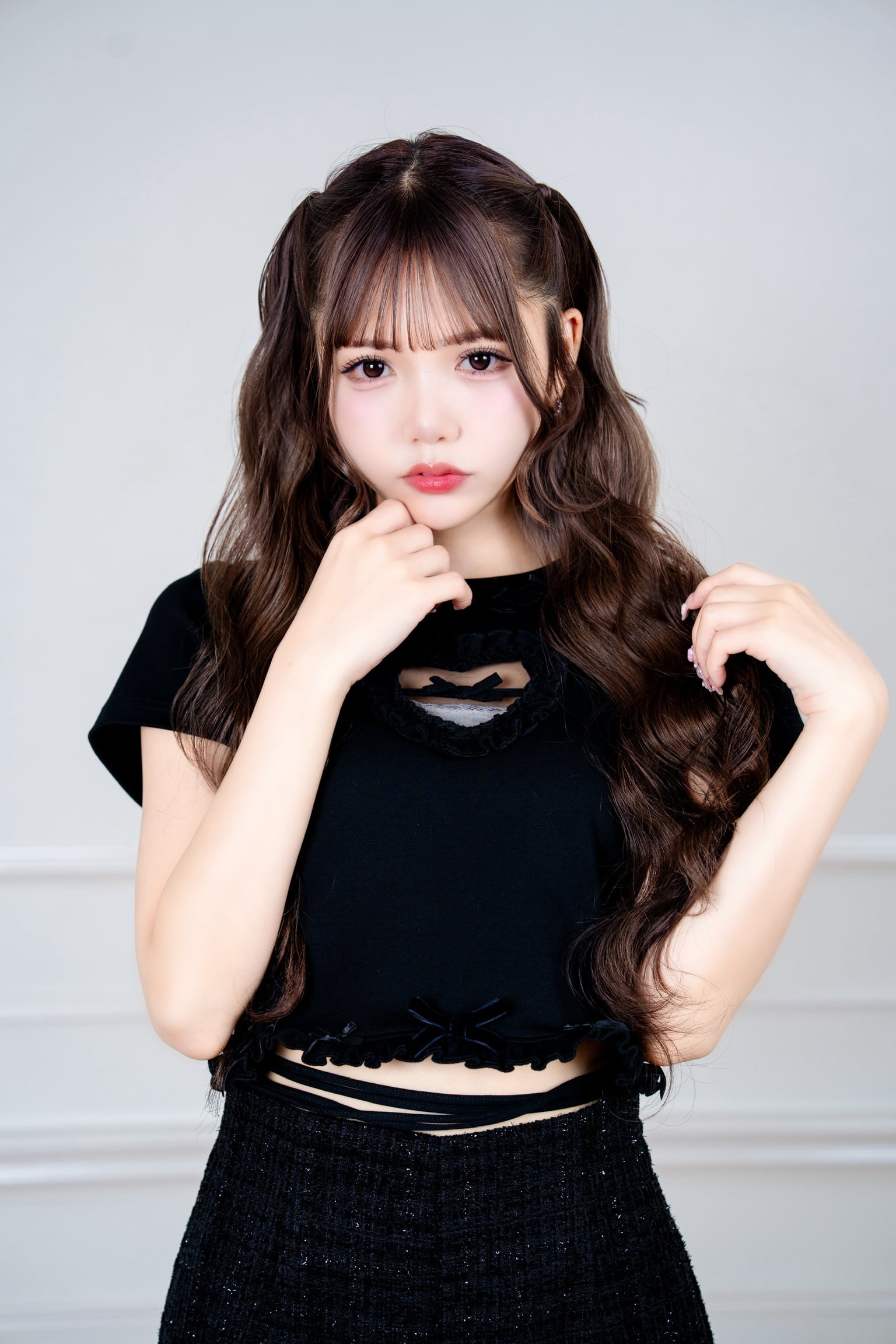 Velvet Ribbon Heart Tops