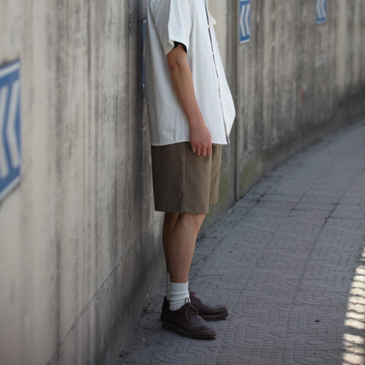 きれいめカジュアルショーツ　0701