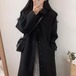 コート ロング丈 レディース 秋冬新作 無地 定番 シンプル カジュアル ガーリー アウター 韓国 ファッション 10代 20代 30代 大きいサイズ コート ロング丈 レディース 秋冬新作 無地