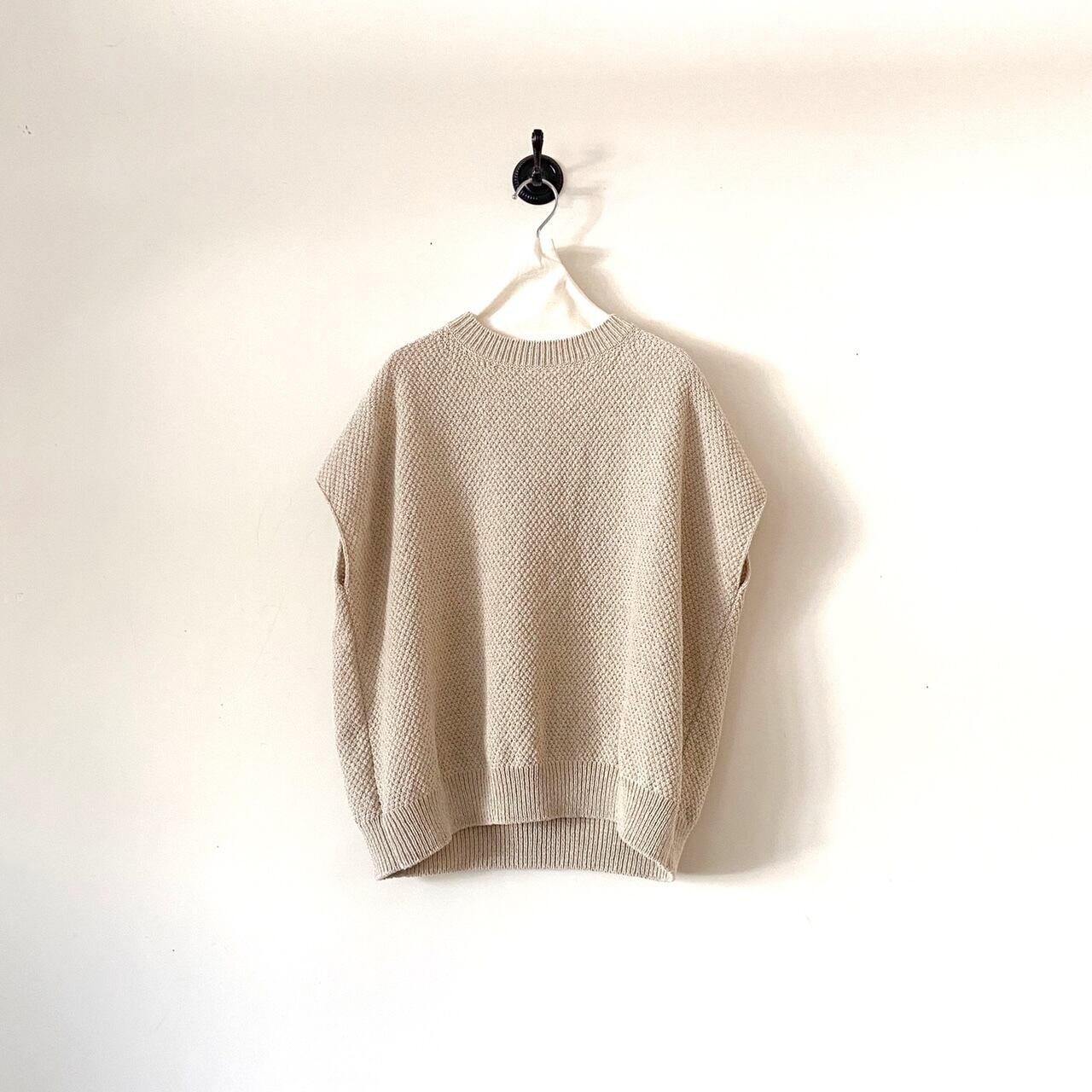 25SS evam eva モスステッチベスト moss stitch vest evam eva モスステッチベスト moss stitch vest | evam eva 通信