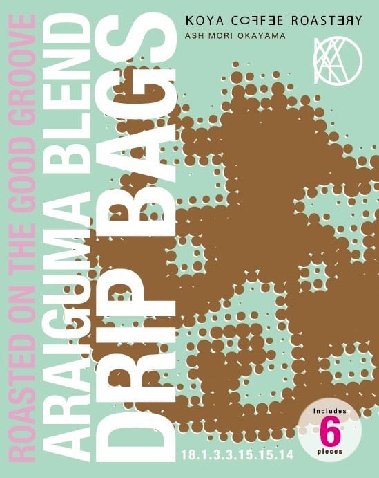 ドリップバッグ６個入り箱入り　［あらいぐまブレンドⅥ  小屋珈琲のブレンド］