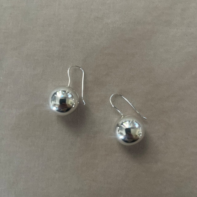 16mm silver ball hook earrings from Mexico