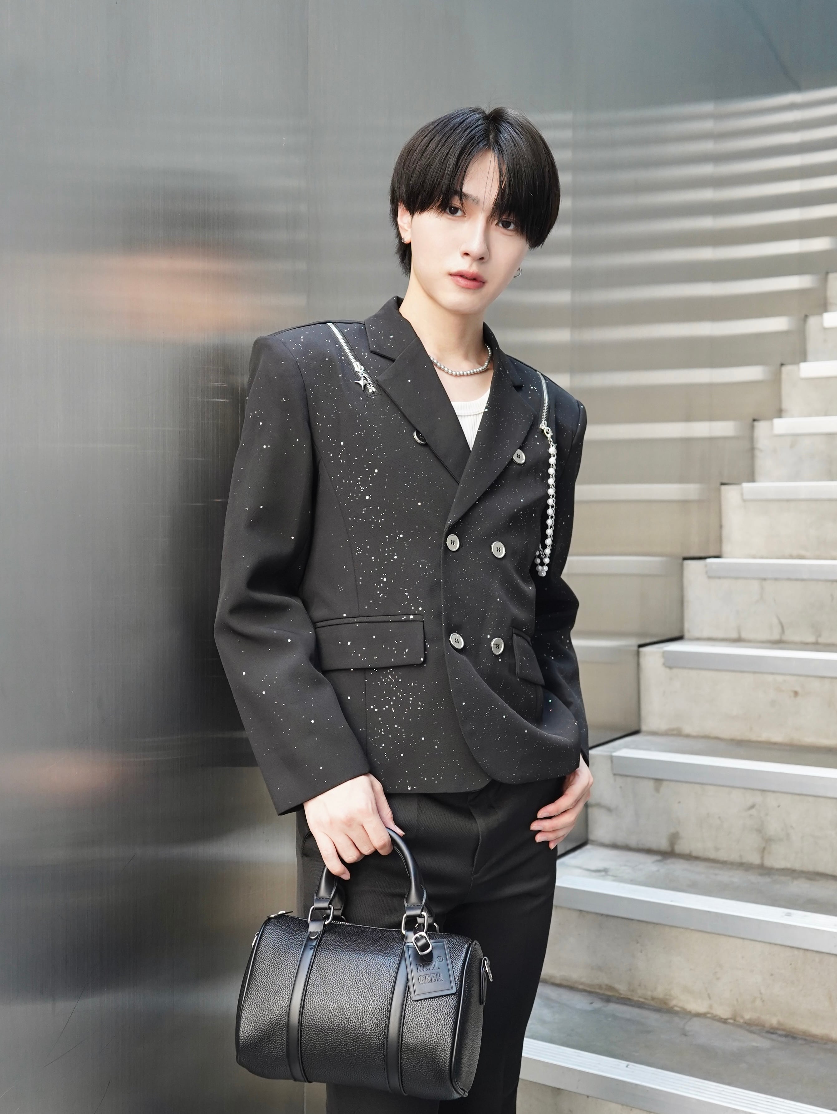 K*A様 ALUDE韓国風ジャケット ALUDE SELECT】both shoulder short jacket | 【ALUDE】韓国メンズ