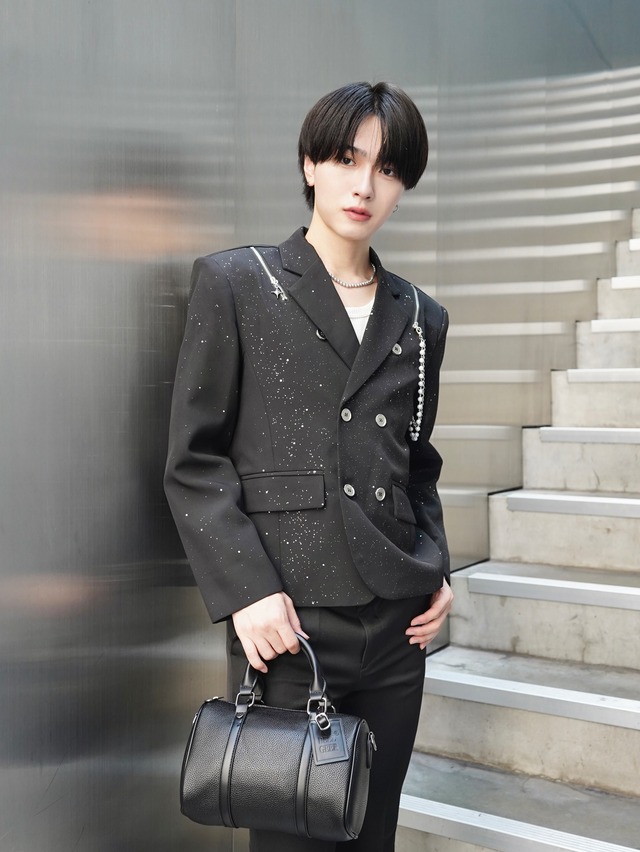 【ALUDE SELECT】both shoulder short jacket