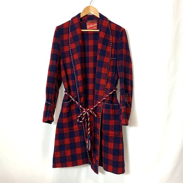 60年代 HAINES やるせない SHARP Smoking Gown ウールガウン