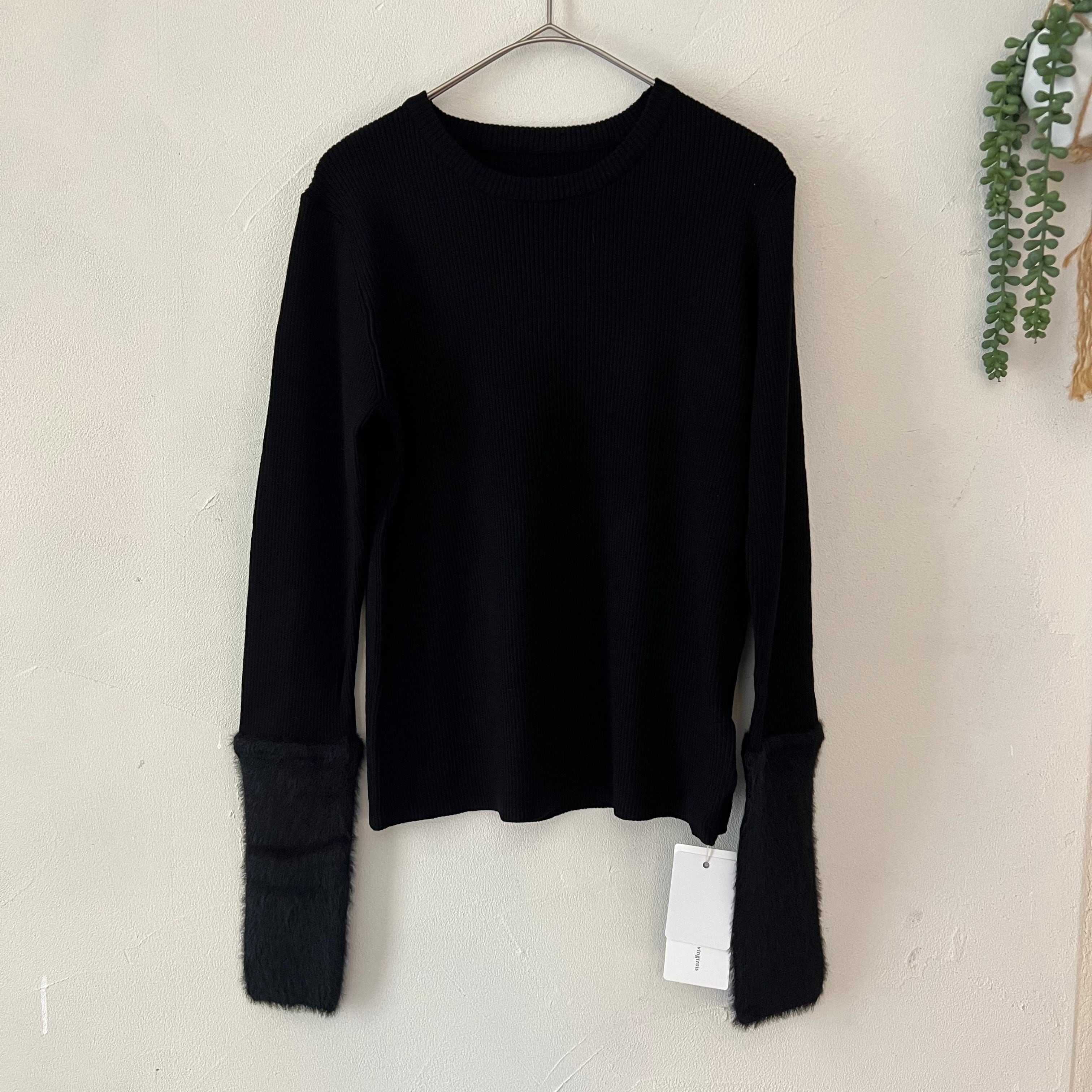 【SELECT】シャギー切替リブニット