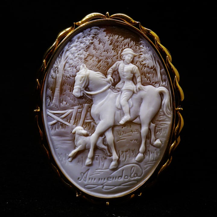 ジョヴァンニ・アメンドーラ作 ”乗馬練習”