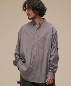 THEOREM Stretched Oxfoed Rover LS Shirt (BRN) TRM-2625008