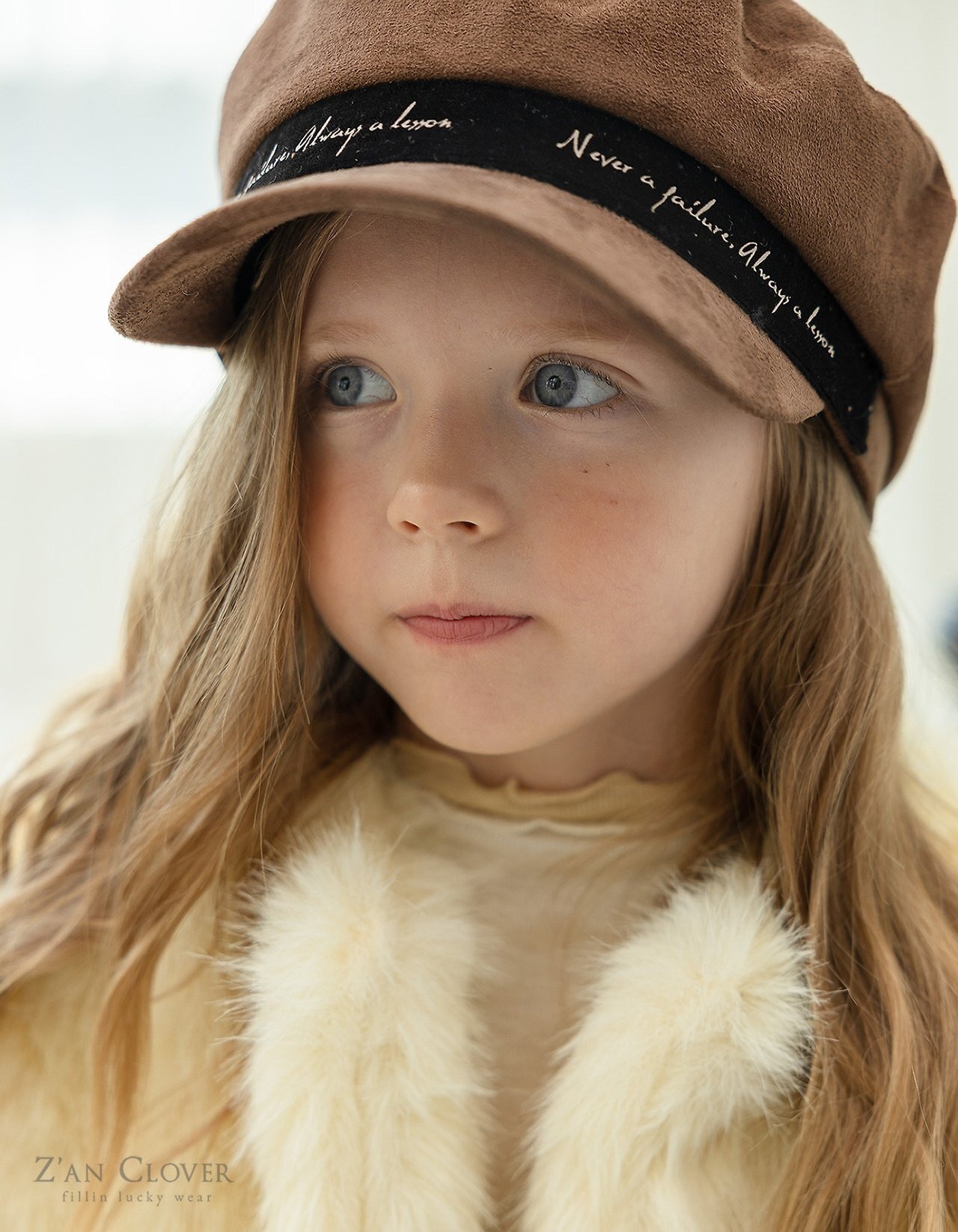 ZAN CLOVER［取寄］suede newsboy cap 26winter