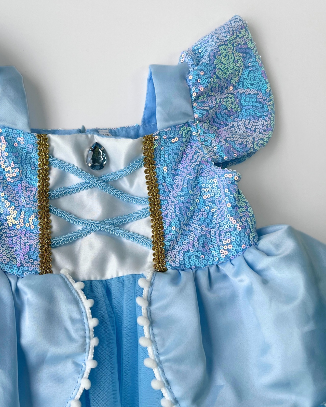 100-130【即納】シンデレラ風豪華プリンセスドレス [プリンセスドレス シンデレラ ハロウィン]