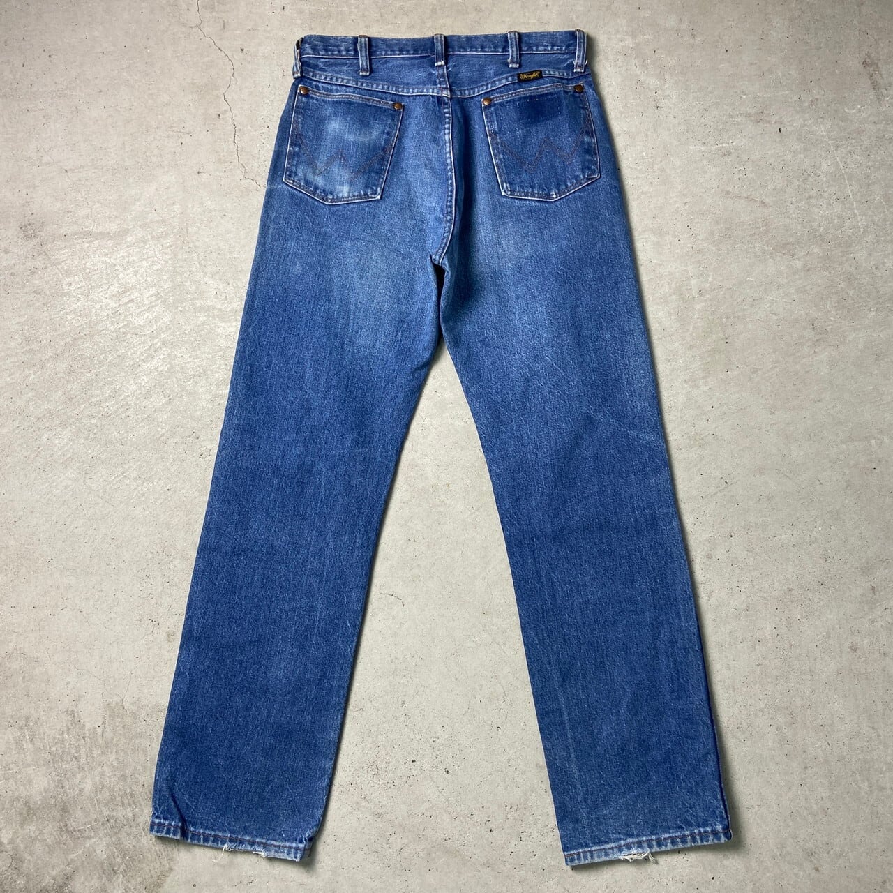 80年代 USA製 Wrangler ラングラー 13MWZ ストレート デニムパンツ W33 