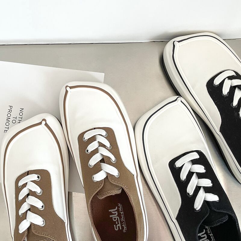 オータムカジュアル 靴 シューズ 秋物 スクウェア ラブタオタオダレンハウス89524880298