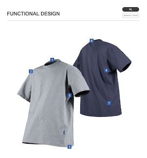 REINDEE LUSION アーバンテック ショートスリーブカットソー