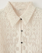 DU260502 Lace Button Cardigan Tops