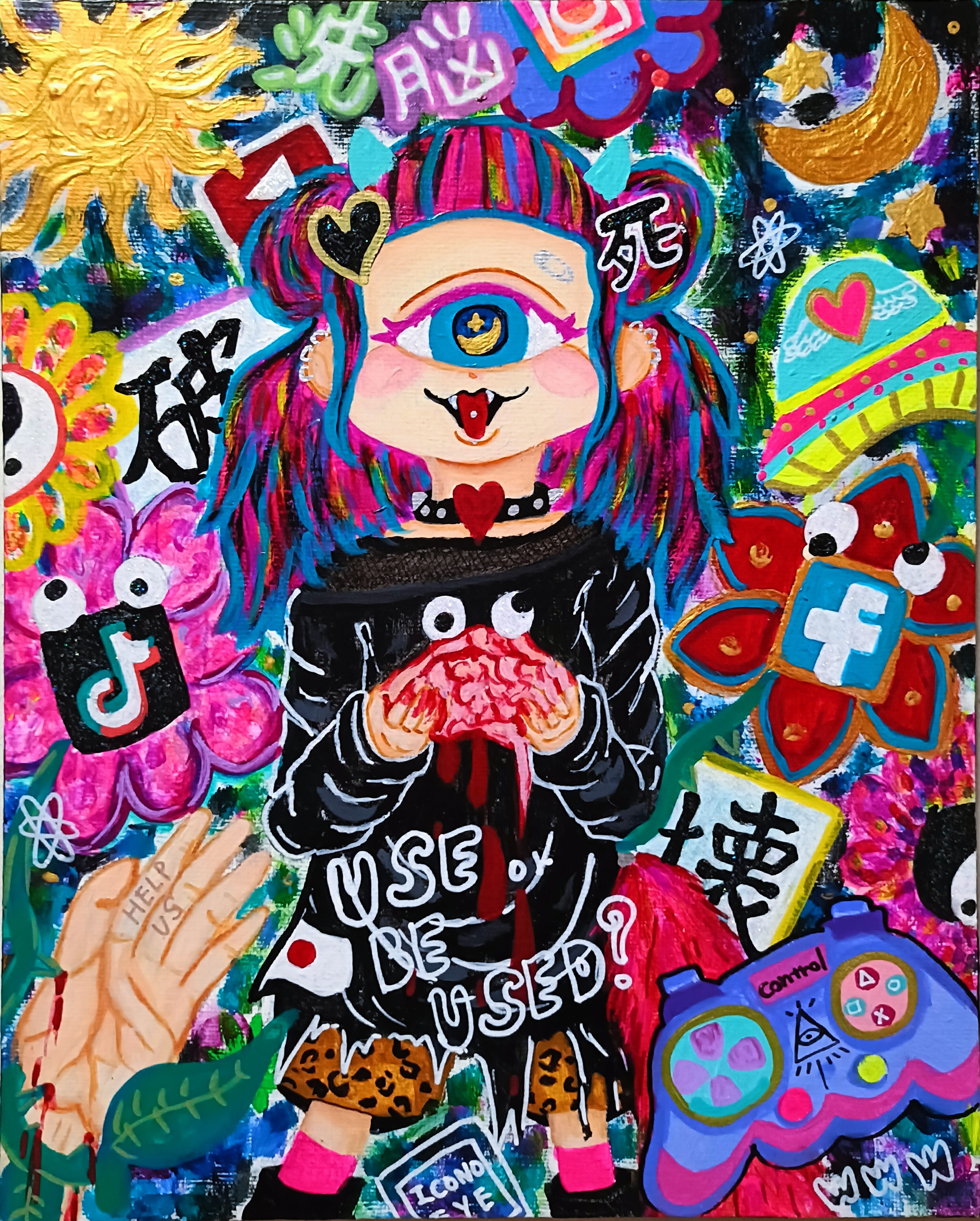 嘆きのうさぎ-The rabbit sorrow-【A3サイズ | 現代画家 Chika Shinoda