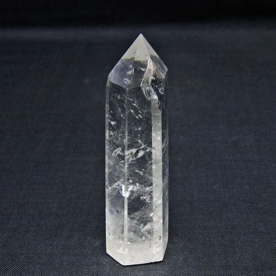 水晶 六角柱 ポイント 置物 一点物 142-11038