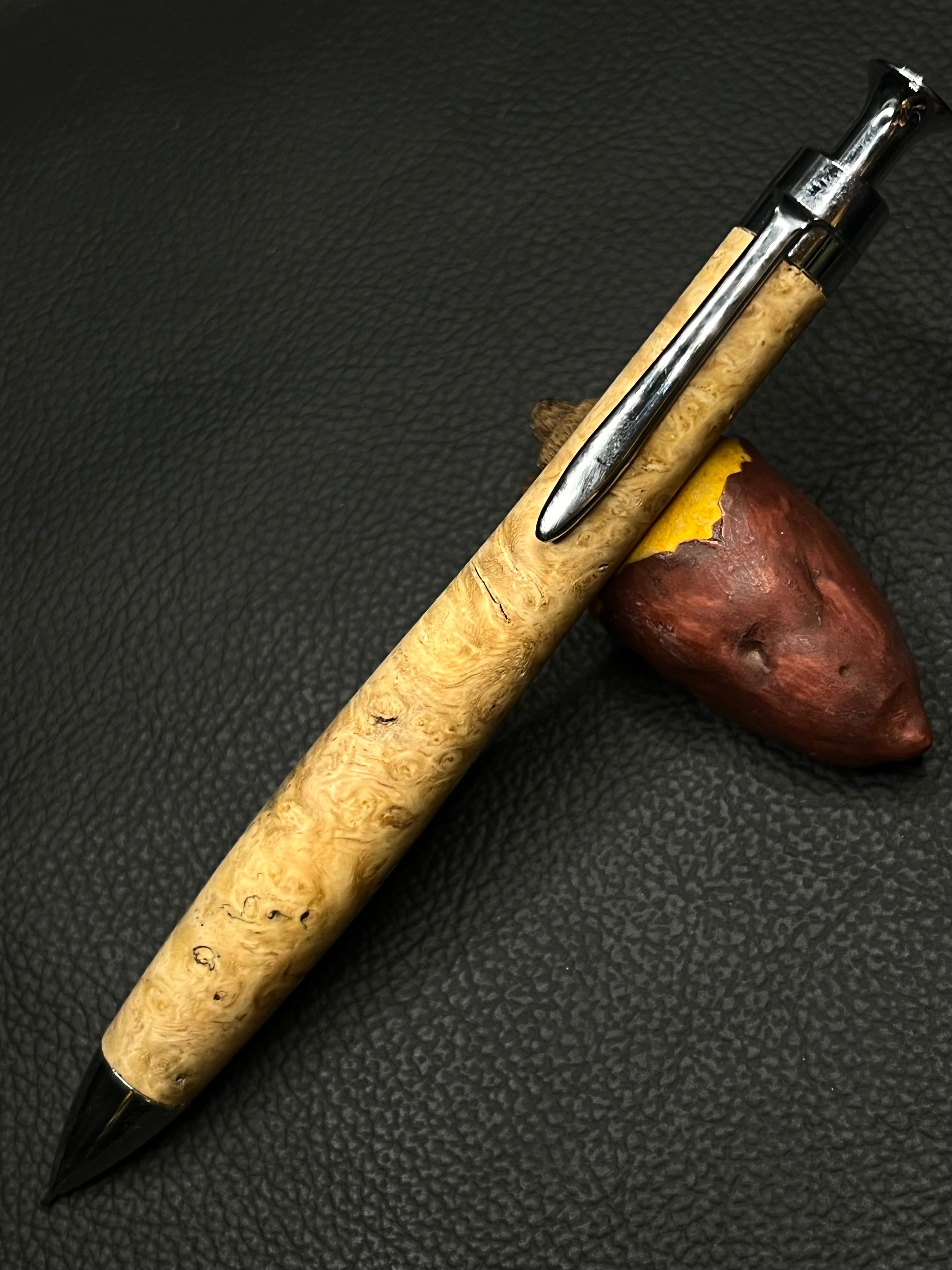 こぶた工房 極上花梨瘤 シャープペンシル ひらき こぶた工房 極上花梨瘤 シャープペンシル ひらき