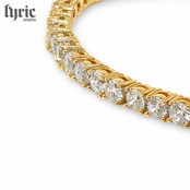 3mm 18cm luxury tennis bracelet gold