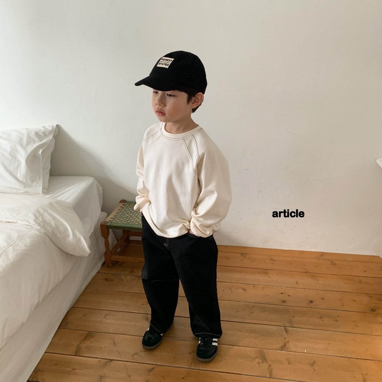 [article] double stitch tee +fee2 / [아티클] 이중스티치티