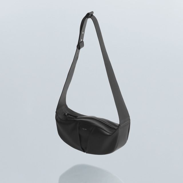 real leather big tuck design body bag [tdht4] / Y2401FRB25